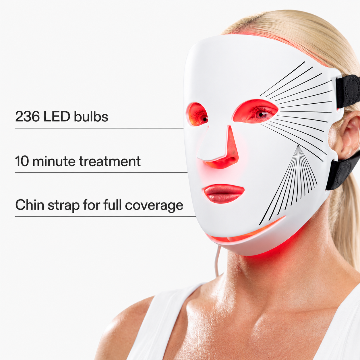 LED Red Light Therapy Face Mask